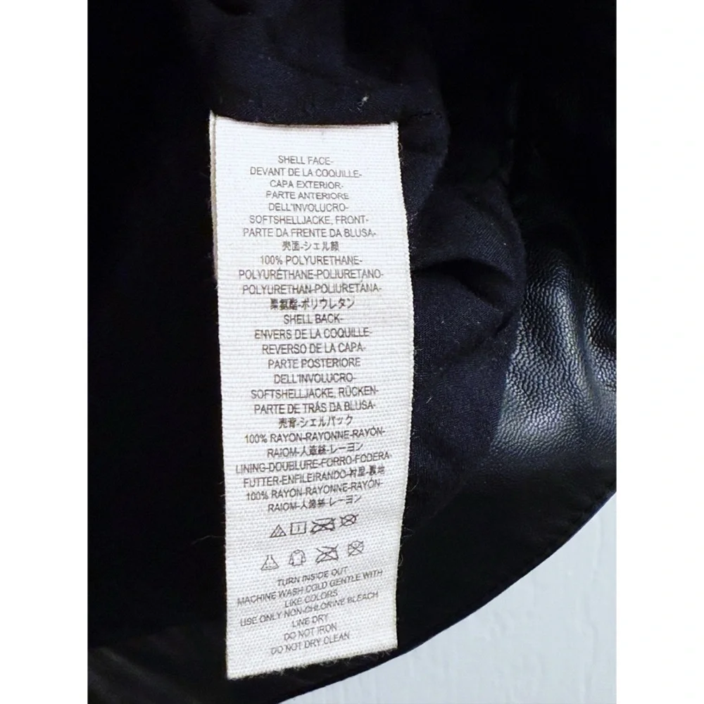 Free People Feelin’ Fresh Vegan Leather Mini Skirt in Black
